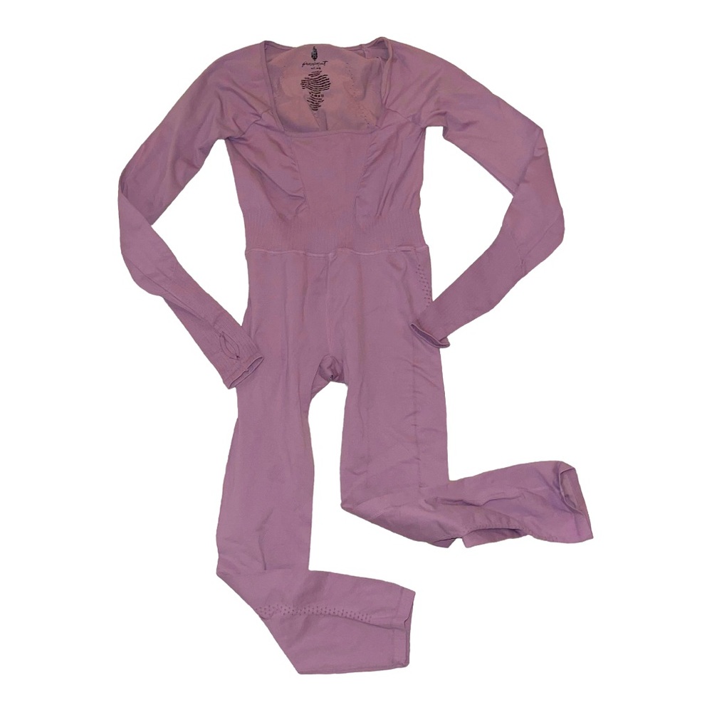 NEW Free People Movement Good Karma Long Sleeve Onesie Jumpsuit - Picture 3 of 5